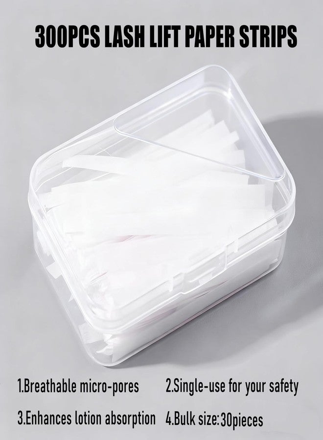 CLLFUU 300PCS Lash Lift Paper Strips,Reusable Lash Lift Tools,Eyelash Lifting Lashes Lift Ribbon,Preventing EyeLashes from Popping Out. - Image 2